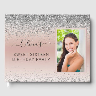 Sweet 16 Zestien Silver Roos Gold Blush Pink Guest Gastenboek