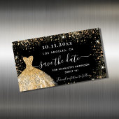 Sweet 16 zwarte gouden jurk, met uitzondering van