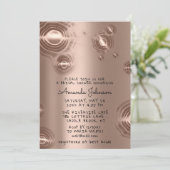 Sweet 16th 15th Futuristische Space Roos Kaart (Staand voorkant)