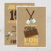 Sweet 16th Birthday Bonfire-uitvindingen Kaart (Voorkant / Achterkant)