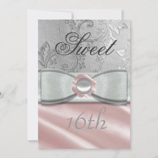 Sweet 16th Invitation (Devant)