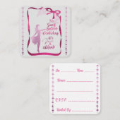 Sweet 16th Invitation (Devant / Derrière)