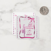 Sweet 16th Invitation (Devant/Arrière en situation)