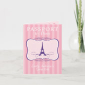 Sweet 16th Passport Invitation (Devant)