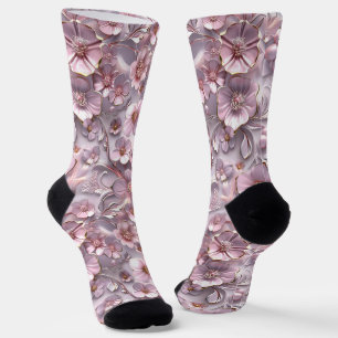 Sweet 3d Cherry Blossoms Sokken