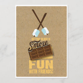 Sweet 40th Birthday Bonfire-uitvindingen Kaart