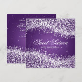 Sweet 61-partij Paars Kaart (Voorkant / Achterkant)