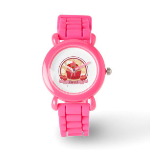 Sweet Aardbei Cupcake Horloge