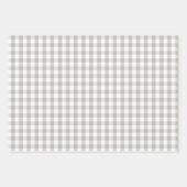 Sweet aardbei Gingham Love Wrapping Paper Sheet (Voorkant 3)