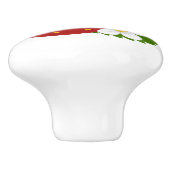 Sweet aardbei keramische knop (Zijkant)