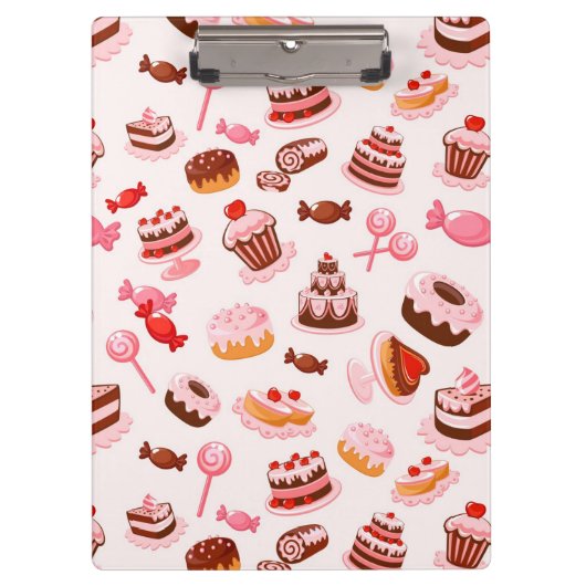 Sweet achtergrond klembord (Voorkant)