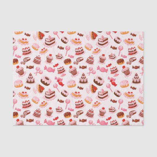 Sweet achtergrond tissuepapier (Voorkant)