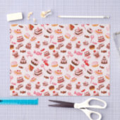 Sweet achtergrond tissuepapier (Craft)