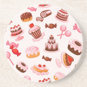 Sweet achtergrond zandsteen onderzetter