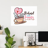 Sweet-achtige koffie personaliseren poster (Thuiskantoor)