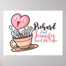 Sweet-achtige koffie personaliseren