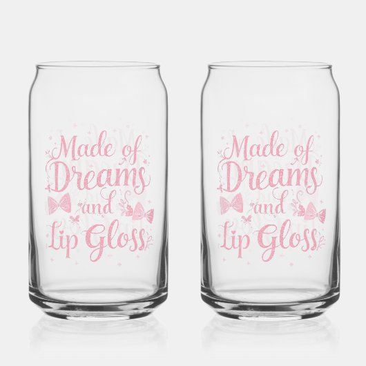 Sweet Aesthetic Makeup Lover Typography Blikvorm Glas (Voorkant)