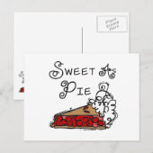 Sweet als Pie Briefkaart (Voorkant / Achterkant)
