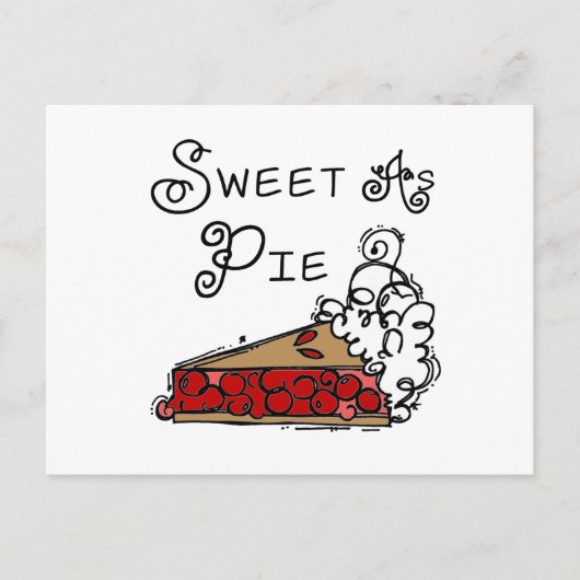Sweet als Pie Briefkaart (Voorkant)