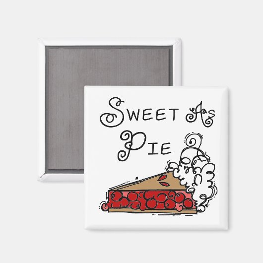 Sweet als Pie Magneet (Voorkant / Achterkant)