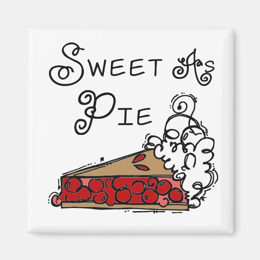 Sweet als Pie Magneet (Voorkant)