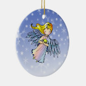 Sweet Angel Holding Star Kerst Ornament (Rechts)
