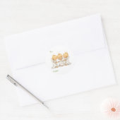 Sweet Angels Kerstcadeau Ronde Sticker (Envelop)