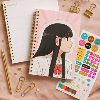 Sweet Anime Girl Esthetische Planner