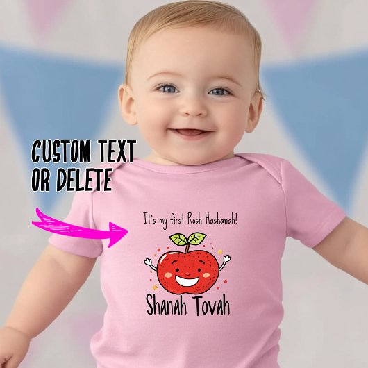 🍎 Sweet Apple Joy met aangepaste tekst Romper