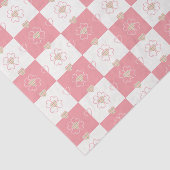 Sweet Argyle Hearts geruit weefselpapier Tissuepapier (Detail)