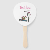 Sweet Art Drawing Summertime set van ventilatoren Handwaaier (Voorkant)