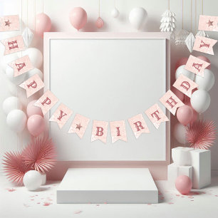 Sweet as a Strawberry Fairy Girl Verjaardag Welkom Vlaggetjes