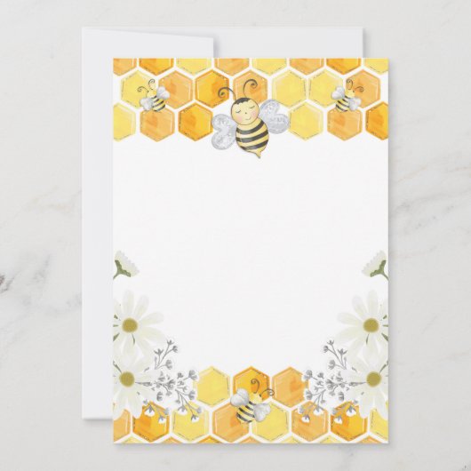 Sweet as Can Bee Honey Bee Shower Invitation (Dos)