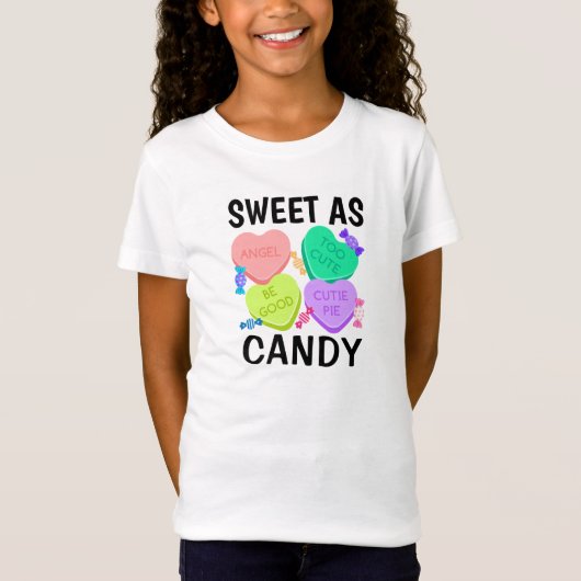 Sweet As Candy Saint Valentin T-shirt (Devant)