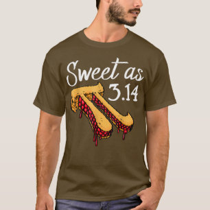 Sweet As Pi Pizza Funny Mathletics Birthday Pi Piz T-shirt