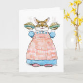 Sweet as Pie Rabbit Carte maman (Fleur jaune)