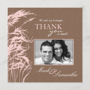 Sweet Autumn Bride Square Bedankkaart