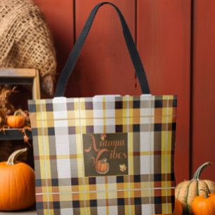 Sweet Autumn Vibes Trendy Thanksgiving Draagtas