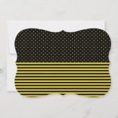 Sweet Baby Bee Girl Baby shower Invitation (Dos)