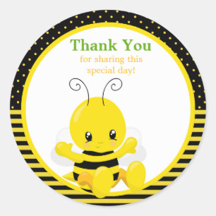 Sweet Baby bije Bedankt Sticker