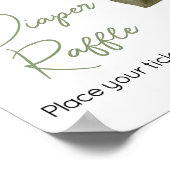 Sweet Baby Boy Boho Kleding Luier Raffle Poster (Hoek)