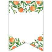 Sweet Baby Boy Citrus Powder Blauw Baby shower Vlaggetjes (Eerste vlag)