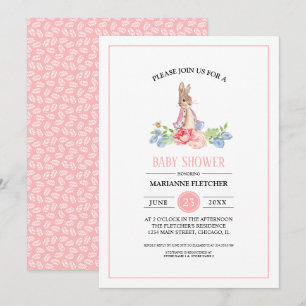 Sweet Baby Bunny   Rabbit Baby Shower-uitnodiginge Kaart