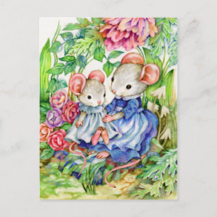 Sweet Baby - Cute Mouse Art Briefkaart