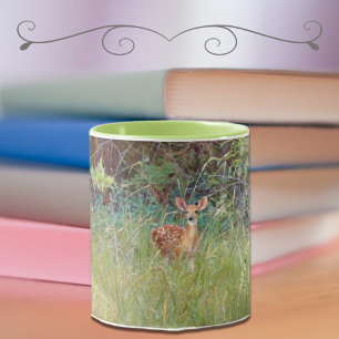 Sweet Baby Deer Fawn Art Mok Cup