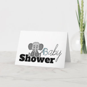 Sweet Baby Elephant, Baby shower Invitation