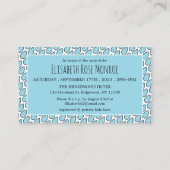 Sweet Baby Elephant, Baby shower Ticket Invitation (Dos)