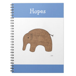 Sweet Baby Elephant Notitieboek-Erin Brie Art Note Notitieboek