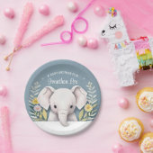 Sweet Baby Elephant Papieren Bordje (Feest)
