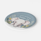 Sweet Baby Elephant Papieren Bordje (Gekanteld)